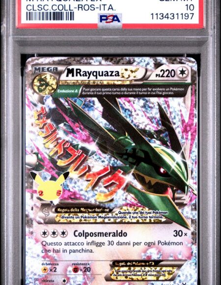 #76 M RAYQUAZA EX PSA 10