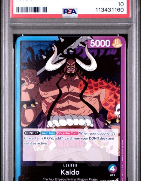 #061 KAIDO PSA 10 PRE-ERRATA