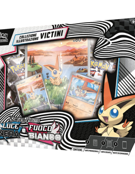 Pokemon Bianco e Nero Collezione Illustrazione Victini - ITA