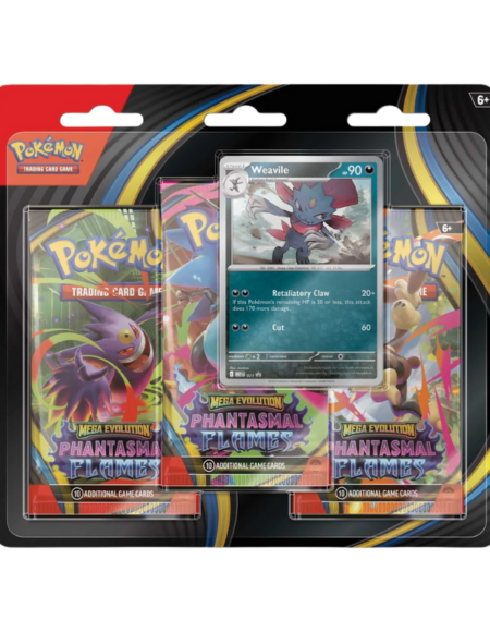 Phantasmal Flames - 3 Pack Blister - Weavile