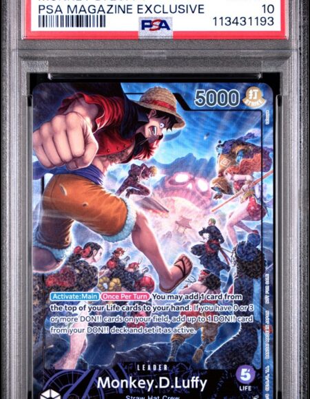 #060 MONKEY D. LUFFY PSA 10