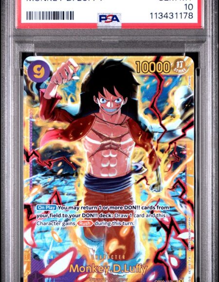 #119 MONKEY D. LUFFY PSA 10
