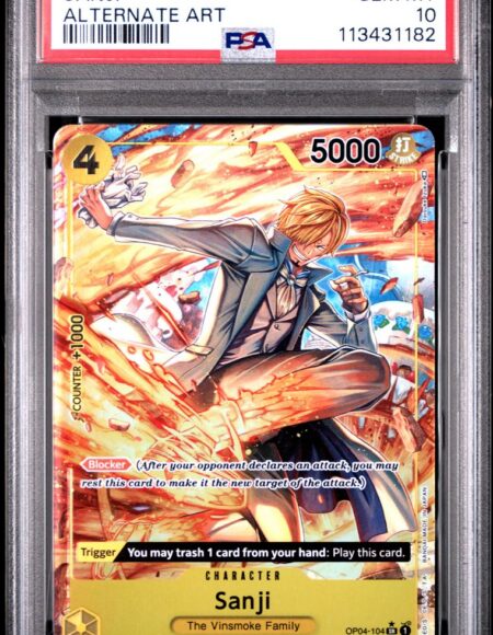 #104 SANJI PSA 10